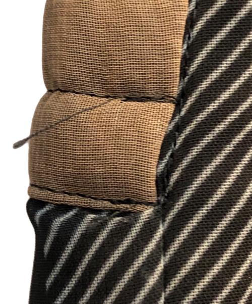 BLUE LABEL CRESTBRIDGE（ブルーレーベルクレストブリッジ）BLUE LABEL CRESTBRIDGE (ブルーレーベルクレストブリッジ) シフォンコンビドレス ブラック×レッド サイズ:38の古着・服飾アイテム