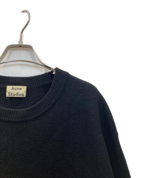 Acne studios（アクネ ストゥディオス）ACNE STUDIOS (アクネ ストゥディオス) MICHAサイドジップニット ブラック サイズ:Sの古着・服飾アイテム