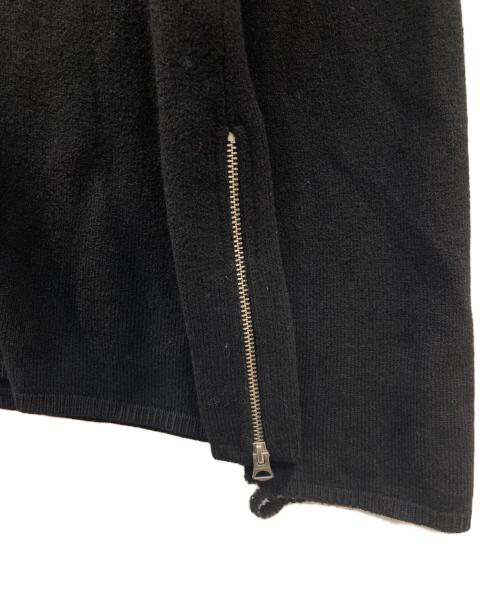Acne studios（アクネ ストゥディオス）ACNE STUDIOS (アクネ ストゥディオス) MICHAサイドジップニット ブラック サイズ:Sの古着・服飾アイテム