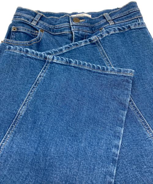 Snidel（スナイデル）Snidel (スナイデル) ストレッチフレアデニムパンツ インディゴ サイズ:Ⅿ 未使用品の古着・服飾アイテム