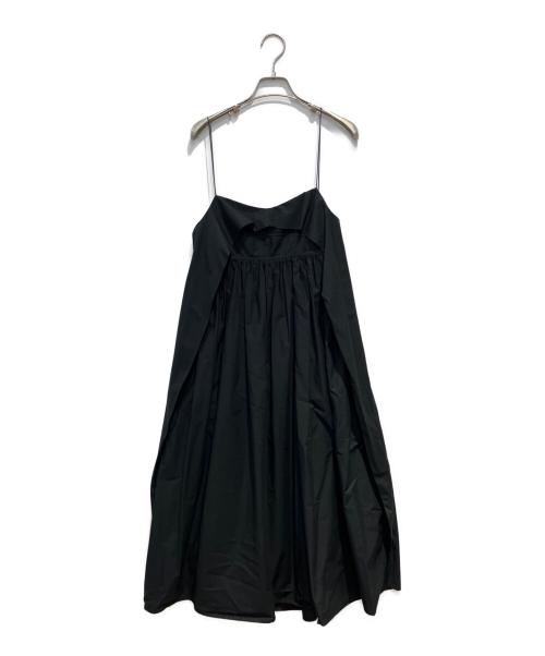 CECILIE BAHNSEN（セシリーバンセン）CECILIE BAHNSEN (セシリーバンセン) キャミソールワンピース ブラック サイズ:UK8 US4の古着・服飾アイテム