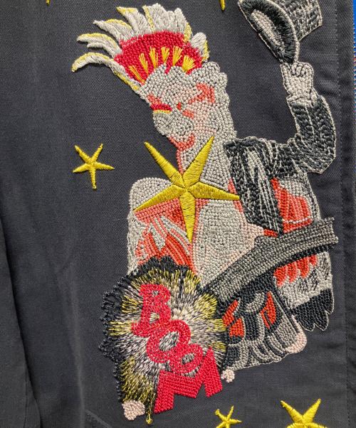 ETRO（エトロ）ETRO (エトロ) 刺繍ジップアップブルゾン	U18 1S802 7112 ネイビー サイズ:XLの古着・服飾アイテム