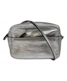 J&M DAVIDSON（ジェイ＆エム デヴィッドソン）の古着「リップスティック ポシェット ウィズ スタッズ」｜シルバー