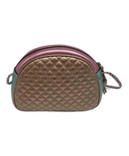 GUCCI（グッチ）GUCCI (グッチ) ミニ・トラプンタタ・クロスボディバッグ　541052 グリーン/ピンク サイズ:-の古着・服飾アイテム