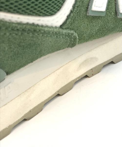 NEW BALANCE（ニューバランス）NEW BALANCE (ニューバランス) ローカットスニーカー グリーン サイズ:28.5の古着・服飾アイテム