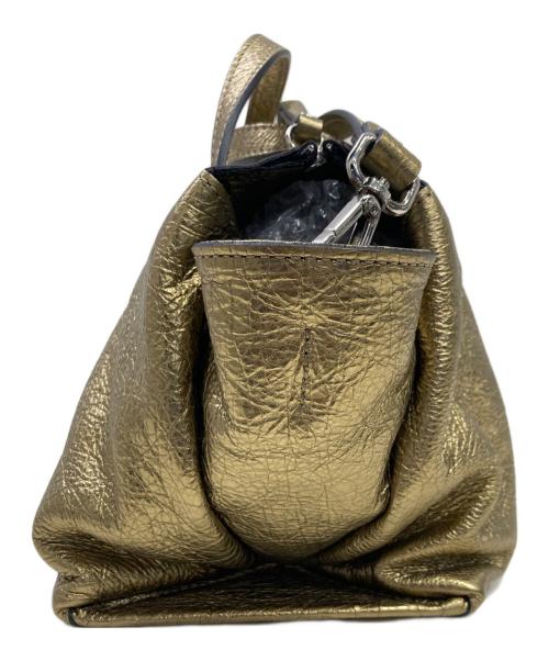 GIANNI CHIARINI（ジャンニ キアリーニ）GIANNI CHIARINI (ジャンニ キアリーニ) 2WAYショルダーバッグ ゴールドの古着・服飾アイテム