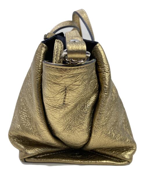 GIANNI CHIARINI（ジャンニ キアリーニ）GIANNI CHIARINI (ジャンニ キアリーニ) 2WAYショルダーバッグ ゴールドの古着・服飾アイテム