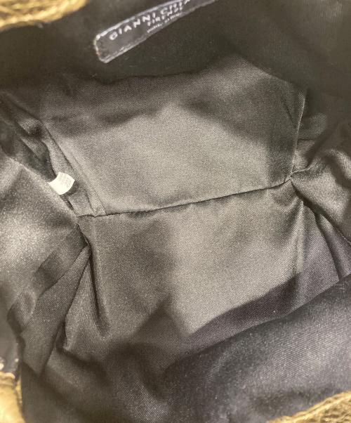 GIANNI CHIARINI（ジャンニ キアリーニ）GIANNI CHIARINI (ジャンニ キアリーニ) 2WAYショルダーバッグ ゴールドの古着・服飾アイテム