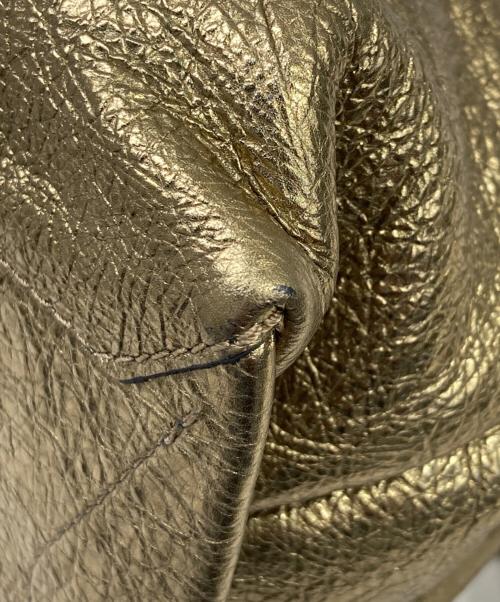 GIANNI CHIARINI（ジャンニ キアリーニ）GIANNI CHIARINI (ジャンニ キアリーニ) 2WAYショルダーバッグ ゴールドの古着・服飾アイテム