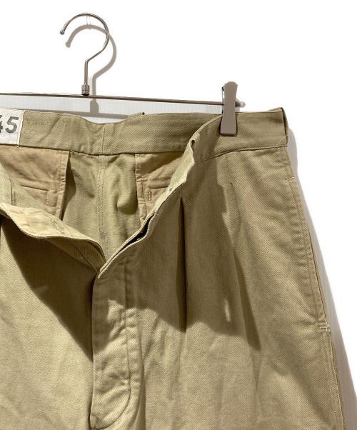 French Army（フランス軍）French Army (フランス軍) M52 ミリタリーパンツ ベージュ サイズ:不明の古着・服飾アイテム