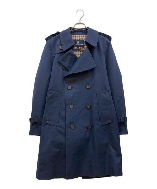 Aquascutum（アクアスキュータム）Aquascutum (アクアスキュータム) トレンチコート ネイビー サイズ:34の古着・服飾アイテム