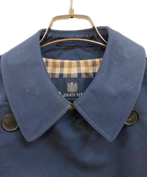 Aquascutum（アクアスキュータム）Aquascutum (アクアスキュータム) トレンチコート ネイビー サイズ:34の古着・服飾アイテム