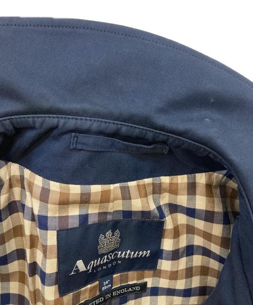 Aquascutum（アクアスキュータム）Aquascutum (アクアスキュータム) トレンチコート ネイビー サイズ:34の古着・服飾アイテム
