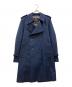 Aquascutum（アクアスキュータム）の古着「トレンチコート」｜ネイビー