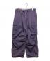 Graphpaper（グラフペーパー）の古着「Pigment Drill Field Pants」｜ラベンダー