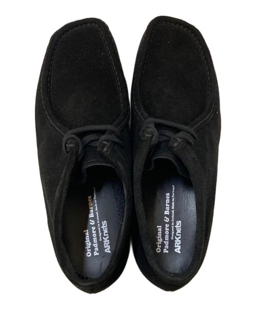 PADMORE&BARNES（パドモア&バーンズ）PADMORE&BARNES (パドモア&バーンズ) ARKNETS (アークネッツ) スウェード チャッカブーツ ブラック サイズ:7の古着・服飾アイテム