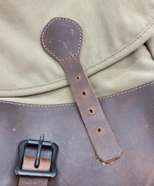 arts&crafts（アーツアンドクラフツ）ARTS&CRAFTS (アーツアンドクラフツ) CORDURA SPAN HUNTING SHOULDER ベージュ×ブラウンの古着・服飾アイテム