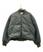 ticcaティッカ）の古着「ショートMA-1ジャケット」｜グリーン