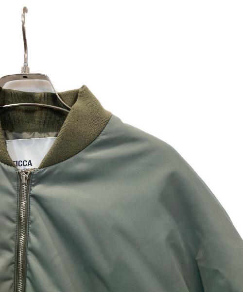 ticca（ティッカ）ticca (ティッカ) ショートMA-1ジャケット グリーン サイズ:Fの古着・服飾アイテム