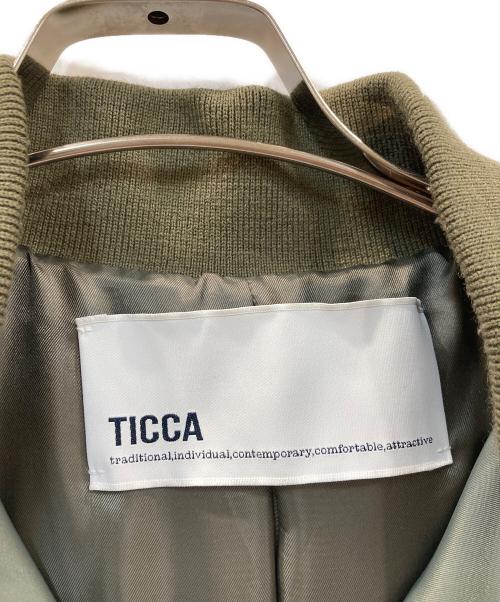 ticca（ティッカ）ticca (ティッカ) ショートMA-1ジャケット グリーン サイズ:Fの古着・服飾アイテム