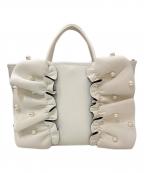 Raptureラプチャー）の古着「ネイプルズラッフルトートバッグ」｜ホワイト