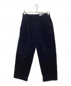STILL BY HANDスティルバイハンド）の古着「コーデュロイパンツ」｜ネイビー