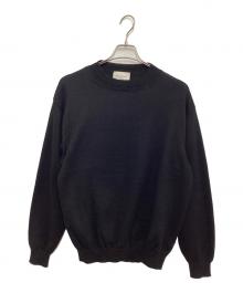 STILL BY HAND（スティルバイハンド）の古着「ALPACA RAMIE PULLOVER」｜ブラック