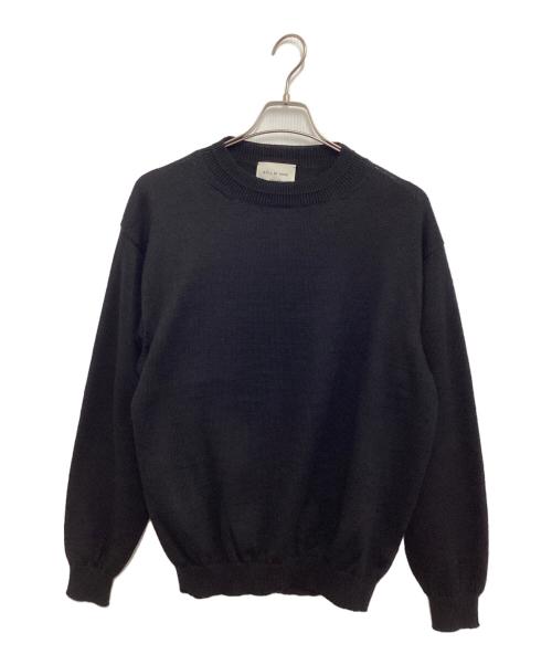 STILL BY HAND（スティルバイハンド）STILL BY HAND (スティルバイハンド) ALPACA RAMIE PULLOVER ブラック サイズ:46の古着・服飾アイテム