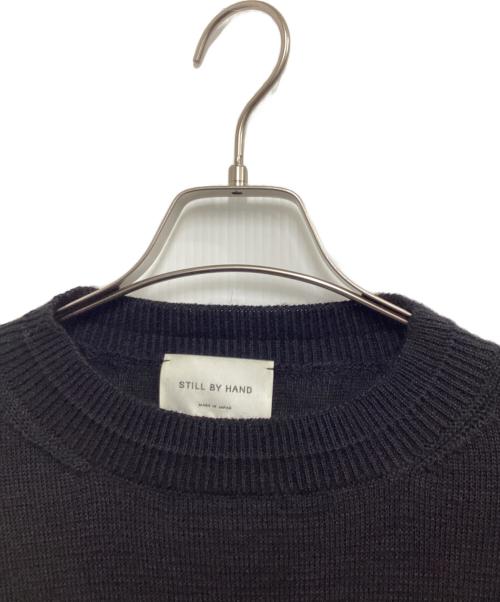 STILL BY HAND（スティルバイハンド）STILL BY HAND (スティルバイハンド) ALPACA RAMIE PULLOVER ブラック サイズ:46の古着・服飾アイテム