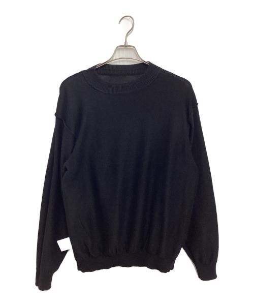 STILL BY HAND（スティルバイハンド）STILL BY HAND (スティルバイハンド) ALPACA RAMIE PULLOVER ブラック サイズ:46の古着・服飾アイテム