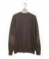 BATONER (バトナ―) ELBOW PATCH V-NECK CARDIGAN ブラウン サイズ:2：8000円