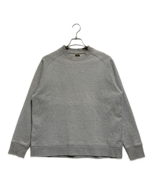 BATONER（バトナ―）BATONER (バトナ―) カシミヤ混クルーネックスウェット グレー サイズ:2の古着・服飾アイテム