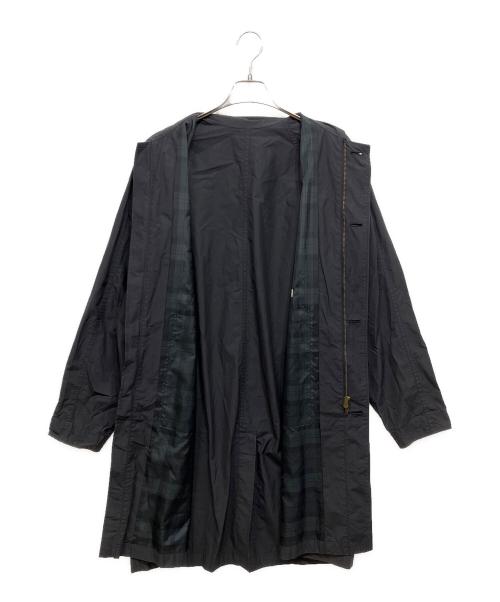 STYLE CRAFT WARDROBE（スタイルクラフト ワードローブ）STYLE CRAFT WARDROBE (スタイルクラフト ワードローブ) ステンカラーコート ネイビー サイズ:2の古着・服飾アイテム