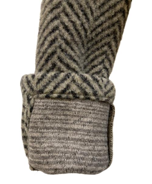 45R（フォーティファイブ・アール）45R (フォーティファイブ・アール) ヘリンボーンウールテーラードジャケット グレー サイズ:2の古着・服飾アイテム