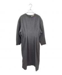 Curensology（カレンソロジー）の古着「メルトンタックワンピース」｜グレー