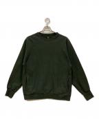 BATONERバトナ―）の古着「JUMBERCA URAKE CREW NECK」｜グリーン