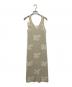 Sea Room Lynn（シールームリン）の古着「Vintage FlowerフロッキーKnitワンピース」｜アイボリー