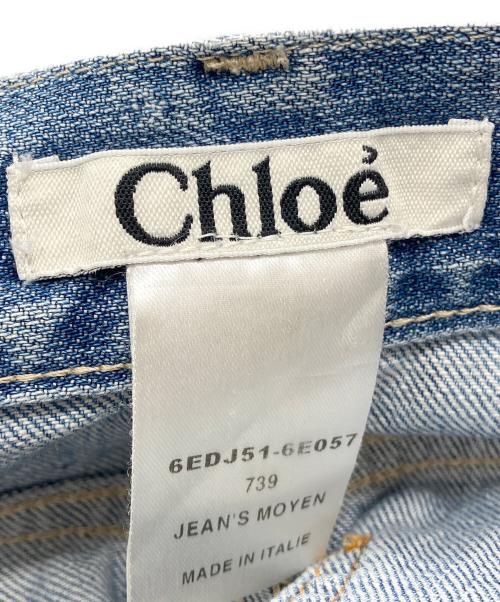 Chloe（クロエ）Chloe (クロエ) 00ｓ白タグデニムスカート インディゴ サイズ:表記なしの古着・服飾アイテム