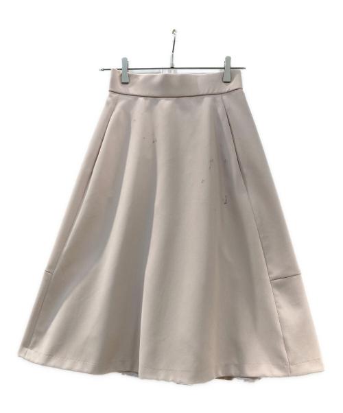 KUMIKYOKU（クミキョク）KUMIKYOKU (クミキョク) コンフォータブルドレープ フレアスカート ピンク サイズ:S3の古着・服飾アイテム