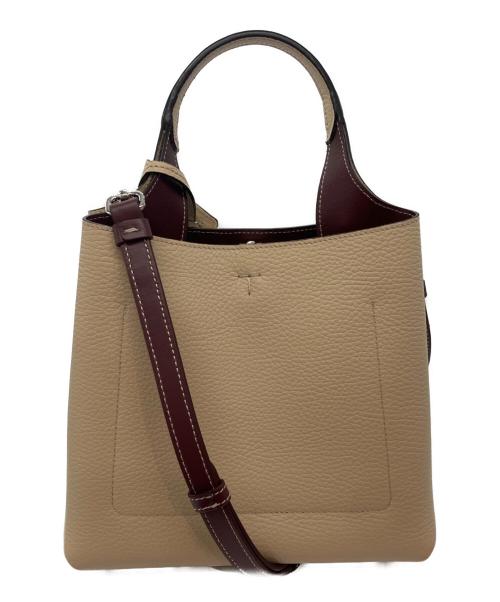 TOD'S（トッズ）TOD'S (トッズ) Tタイムレス ミニ　XBWAPAA9100QNK ベージュ サイズ:-の古着・服飾アイテム