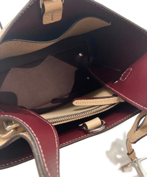 TOD'S（トッズ）TOD'S (トッズ) Tタイムレス ミニ　XBWAPAA9100QNK ベージュ サイズ:-の古着・服飾アイテム
