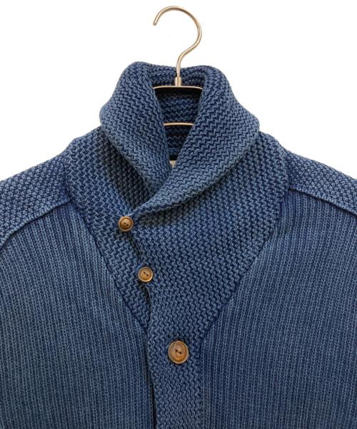 Denim & Supply Ralph Lauren（デニム＆サプライ ラルフローレン）DENIM & SUPPLY RALPH LAUREN (デニム＆サプライ ラルフローレン) ショールカラーカーディガン ネイビー サイズ:170/92Aの古着・服飾アイテム