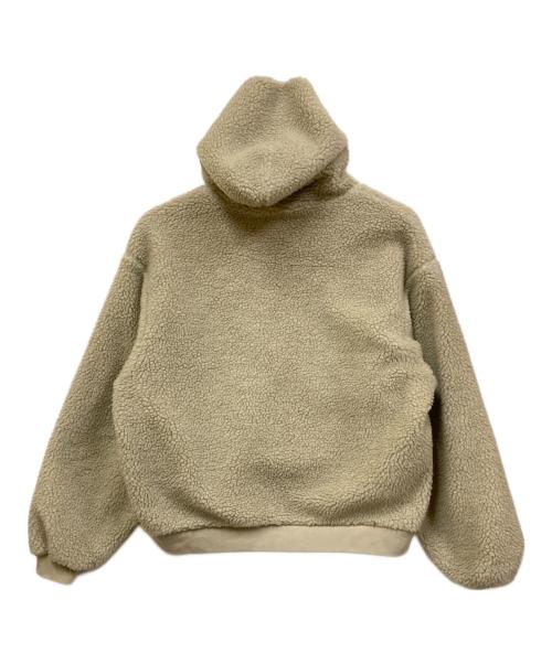 Gymphlex（ジムフレックス）Gymphlex (ジムフレックス) ボアフリースパーカー アイボリー サイズ:Mの古着・服飾アイテム