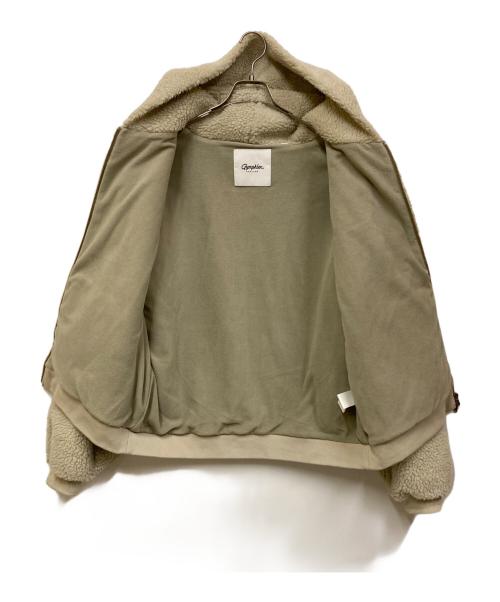 Gymphlex（ジムフレックス）Gymphlex (ジムフレックス) ボアフリースパーカー アイボリー サイズ:Mの古着・服飾アイテム