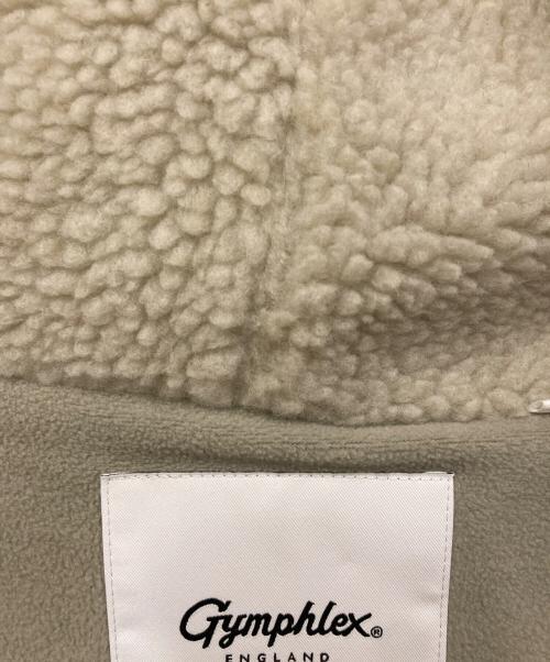 Gymphlex（ジムフレックス）Gymphlex (ジムフレックス) ボアフリースパーカー アイボリー サイズ:Mの古着・服飾アイテム