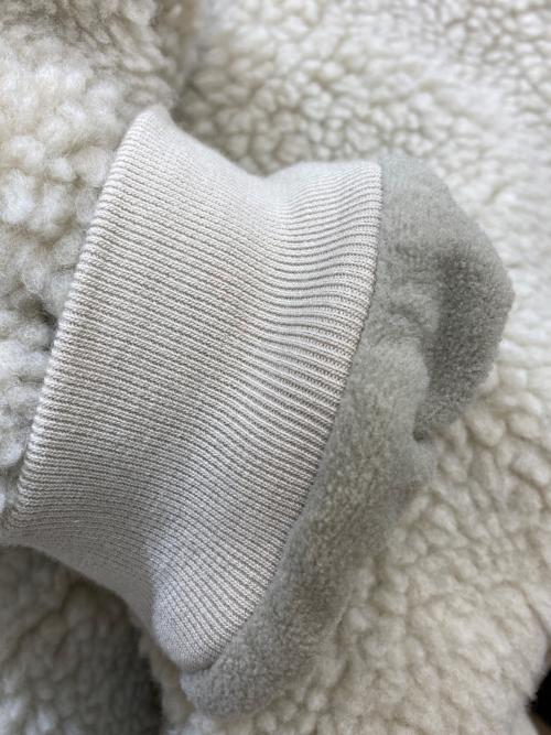 Gymphlex（ジムフレックス）Gymphlex (ジムフレックス) ボアフリースパーカー アイボリー サイズ:Mの古着・服飾アイテム