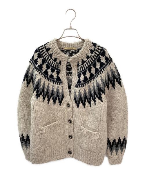 Curensology（カレンソロジー）Curensology (カレンソロジー) ノルマンディニットカーディガン ベージュ サイズ:Freeの古着・服飾アイテム