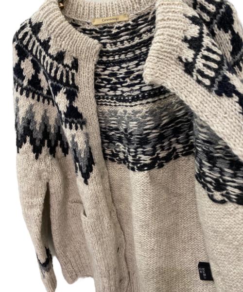 Curensology（カレンソロジー）Curensology (カレンソロジー) ノルマンディニットカーディガン ベージュ サイズ:Freeの古着・服飾アイテム