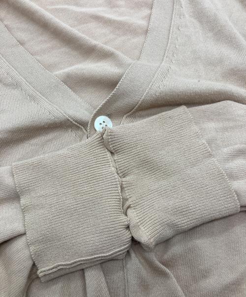 SLOANE（スローン）SLOANE (スローン) 14Gコットン天竺カーディガン ベージュ サイズ:4の古着・服飾アイテム