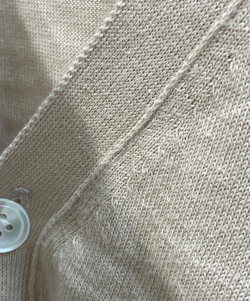 SLOANE（スローン）SLOANE (スローン) 14Gコットン天竺カーディガン ベージュ サイズ:4の古着・服飾アイテム